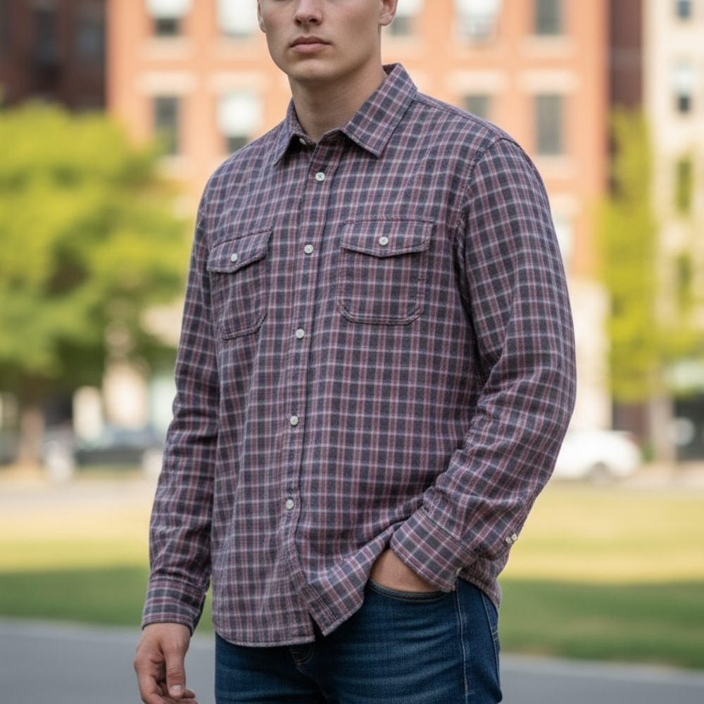 David Bitton ORIGINAL BUFFALO Plaid Vintage L/S Snap Front Western Style…